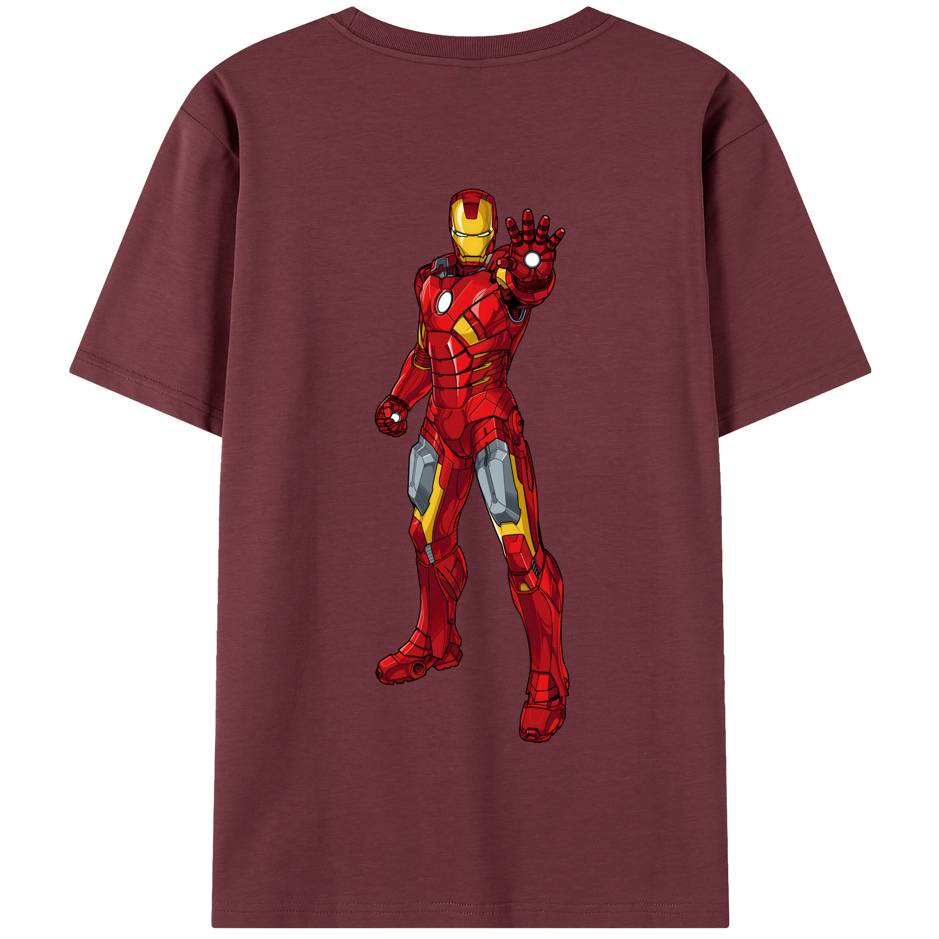 （画像用） アベンジャーズ The Avengers 綿100％半袖Tシャツ（背面プリント）